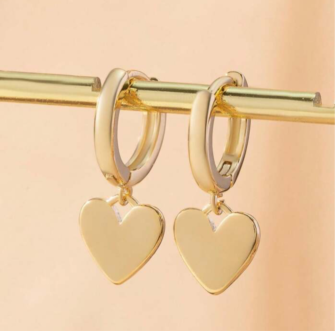 Heart Ohrring - Gold