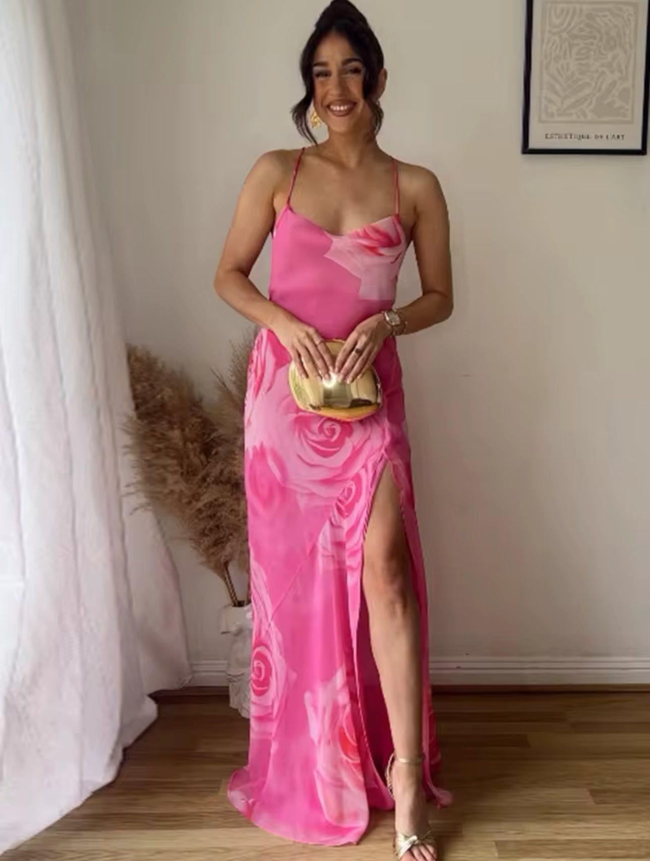 Granate Kleid - rosa