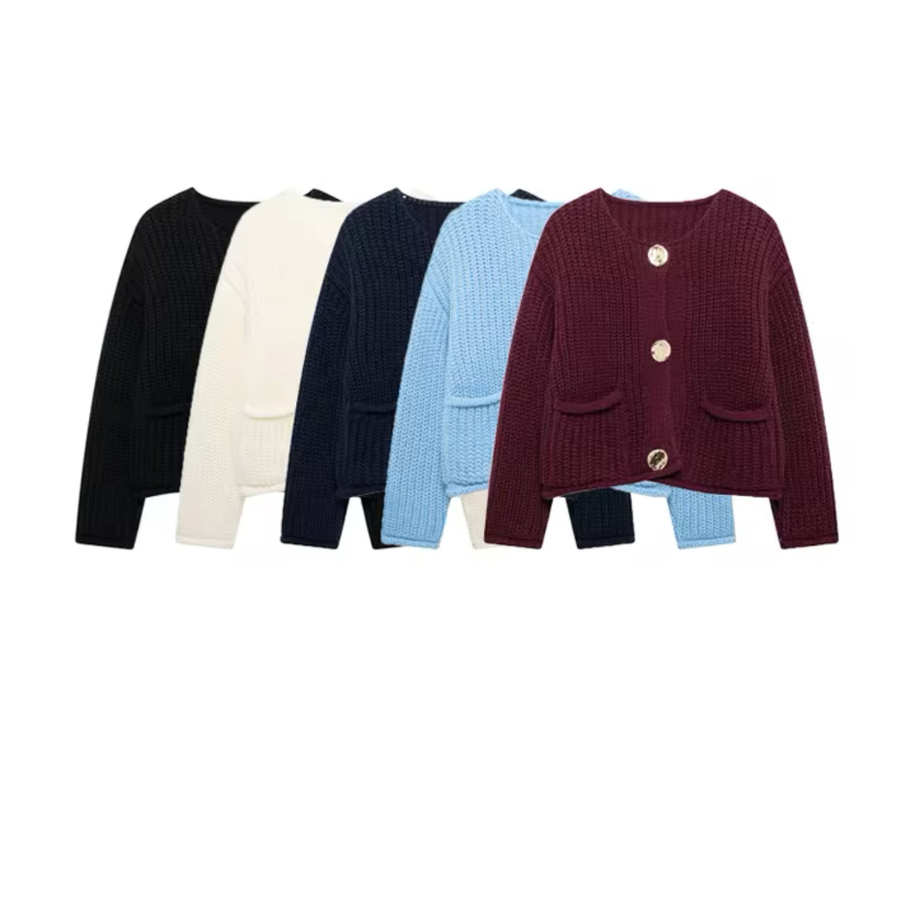 Strick Cardigan Kurz