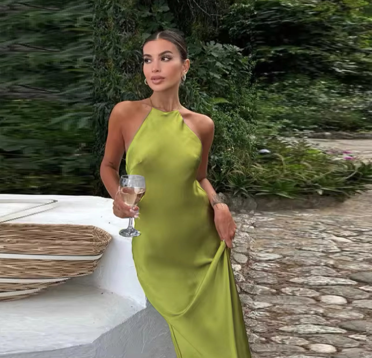 Aylin - grünes Kleid