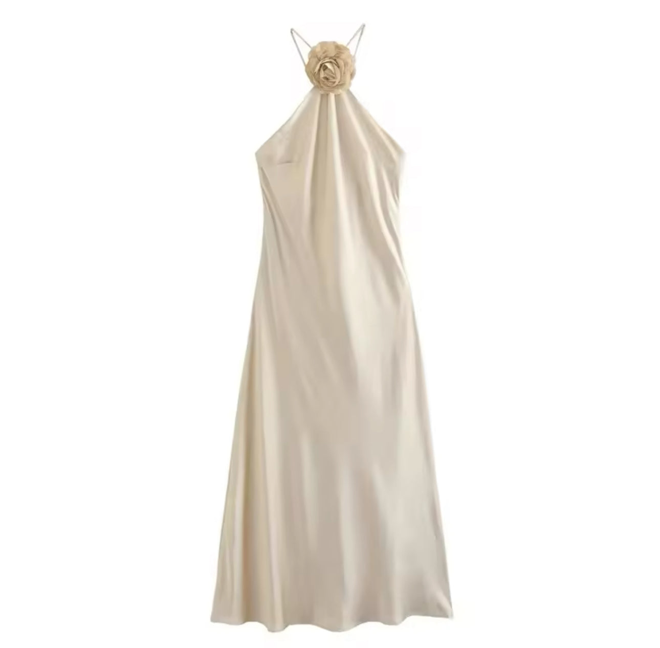Serena - Midkleid 3D Blume Dress