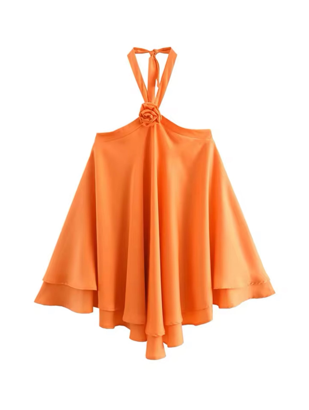 Selena - oranges Kleid