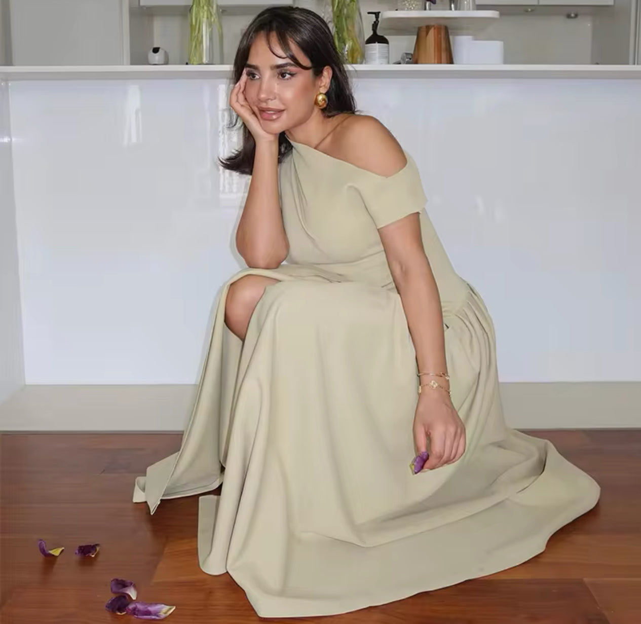 Alma - plissiertes Kleid