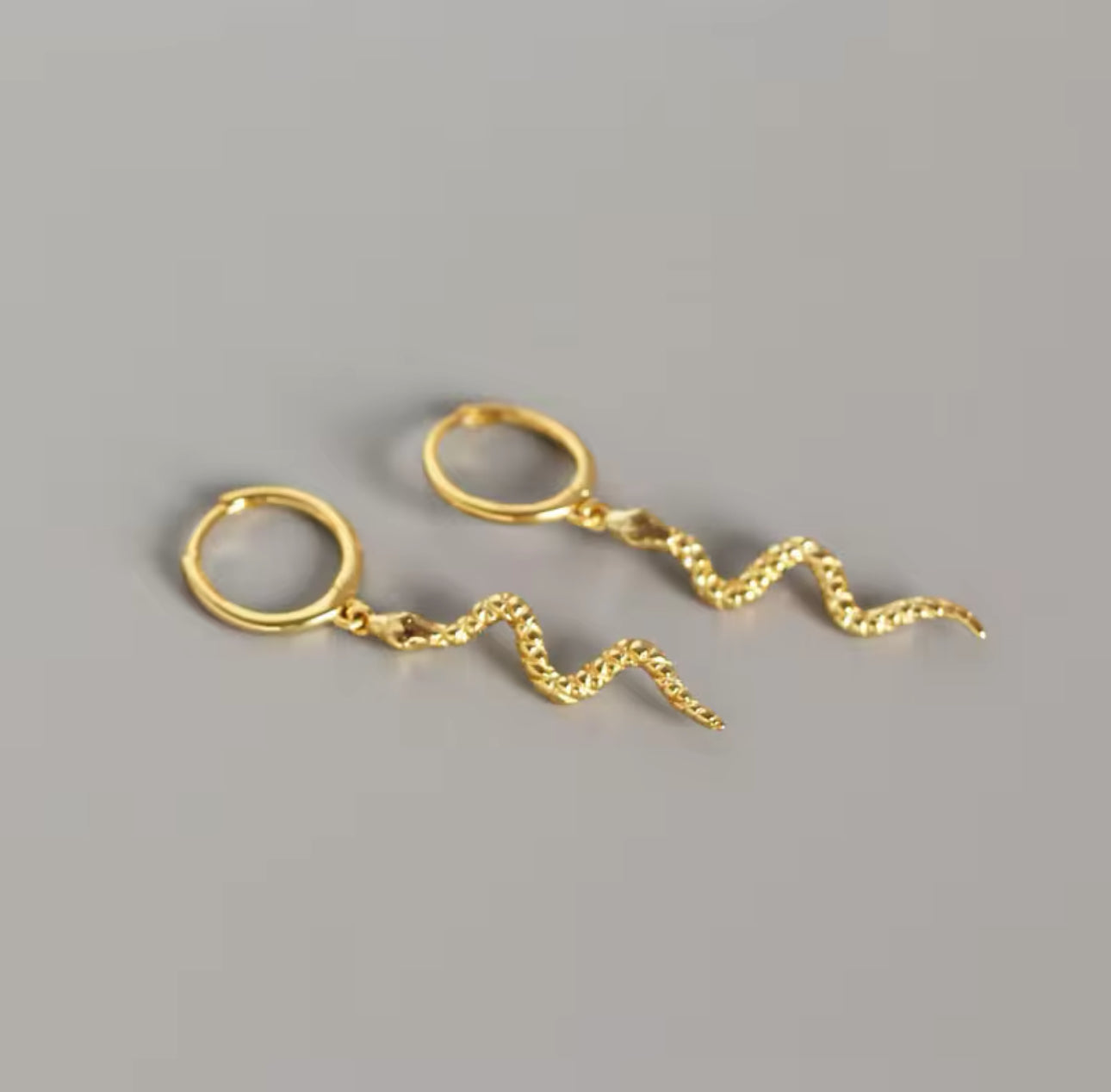 Snake Ohrringe - Gold