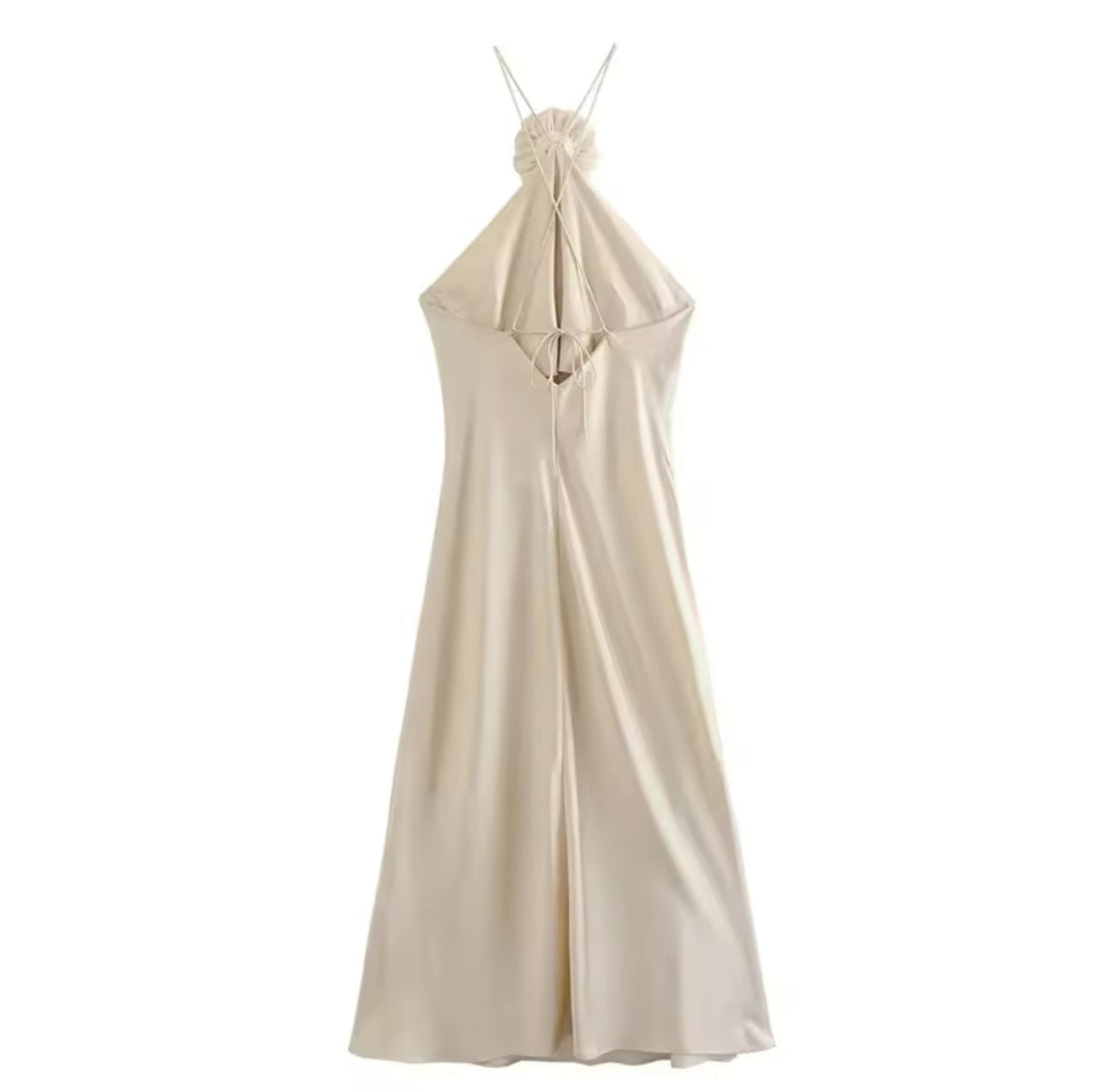 Serena - Midkleid 3D Blume Dress