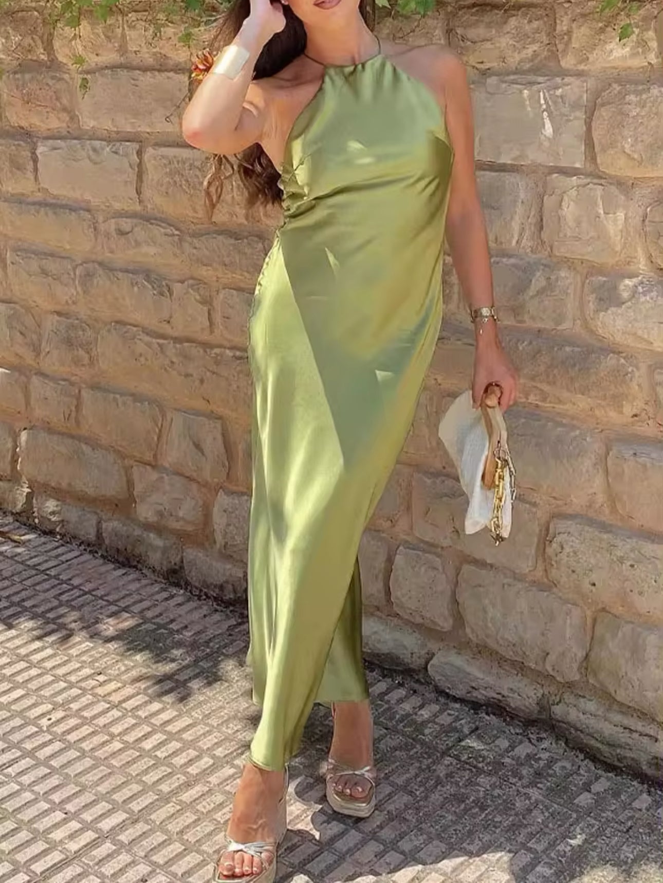 Aylin - grünes Kleid