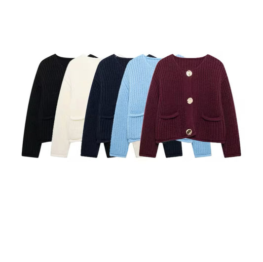 Strick Cardigan Kurz