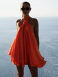 Selena - oranges Kleid