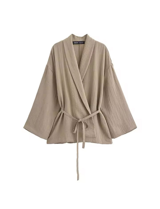 Zarah Zweiteiler beige
