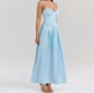 Adel - blaues Maxikleid
