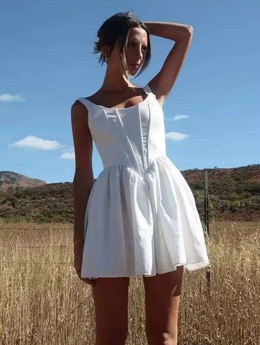Zarah - Gerafftes Corsagenkleid