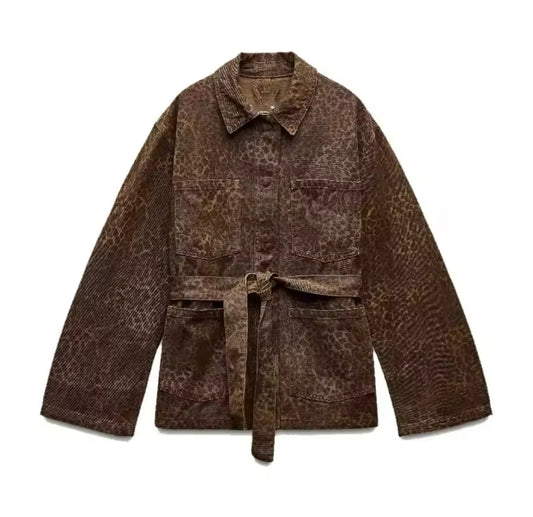 Leoprint Jacke/Oberteil