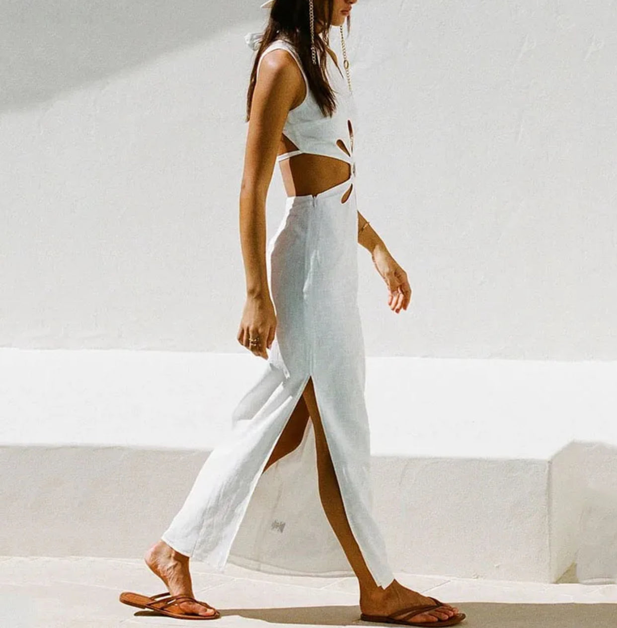 Bonnie - white dress