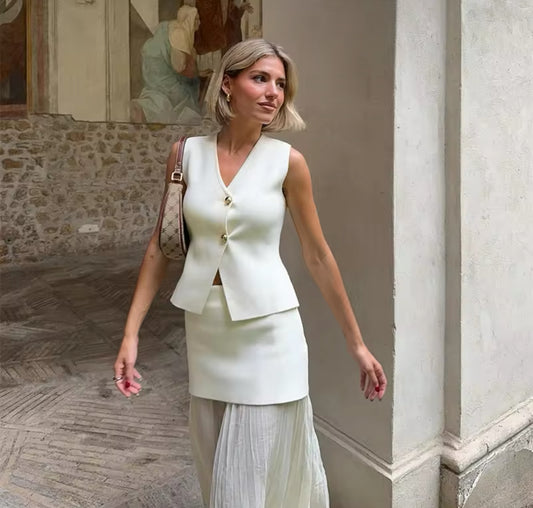 Mariam white - Kleid