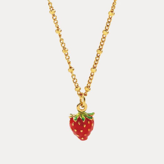 Stawberry - Früchte Halskette